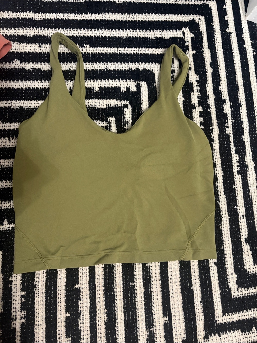 lululemon athletica Olive Green Seamless align tank